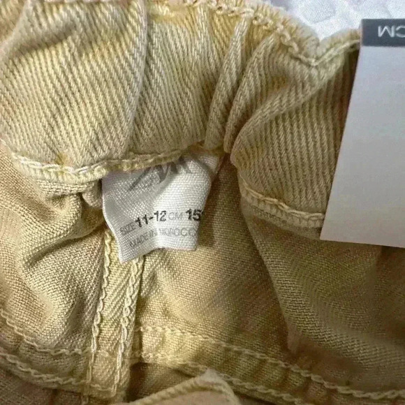 59. Zara New boys Pastel orange flared jeans these are from size 11-12 - Picture 8 of 8